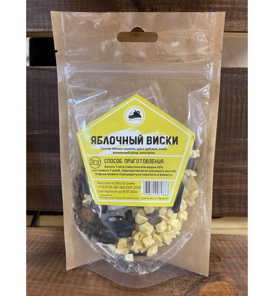 Настойка "Дед Алтай" Яблочный Виски