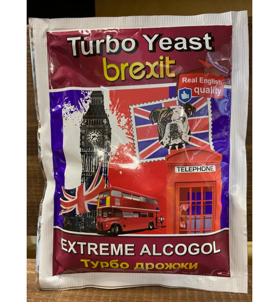 Спиртовые Турбо дрожжи BREXIT 100гр. Спиртовые Турбо дрожжи BREXIT 100гр.