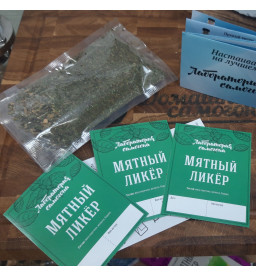 Настойка "Лаборатория Самогона" Мятный Ликёр