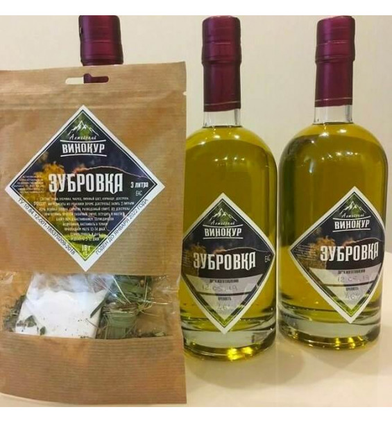 Настойка "Алтайский винокур" Зубровка. Набор трав и пряностей